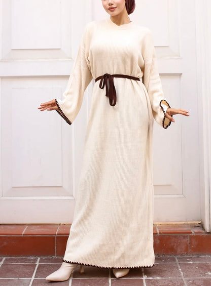 Turkish Style Knitted Sweater Dress