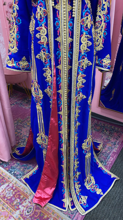 Moroccan Traditional Satin Lined Kimono Caftan