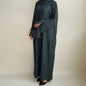 Beautiful Tie Sleeve Abaya Dress