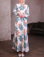 Turkish Leaf Pattern Dress