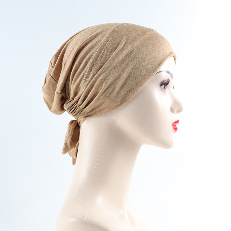 Hijab Tie Back Under Caps