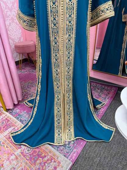 Moroccan Traditional Embellished Caftan
