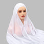 Instant Chiffon Hijab with Built-in Magnets