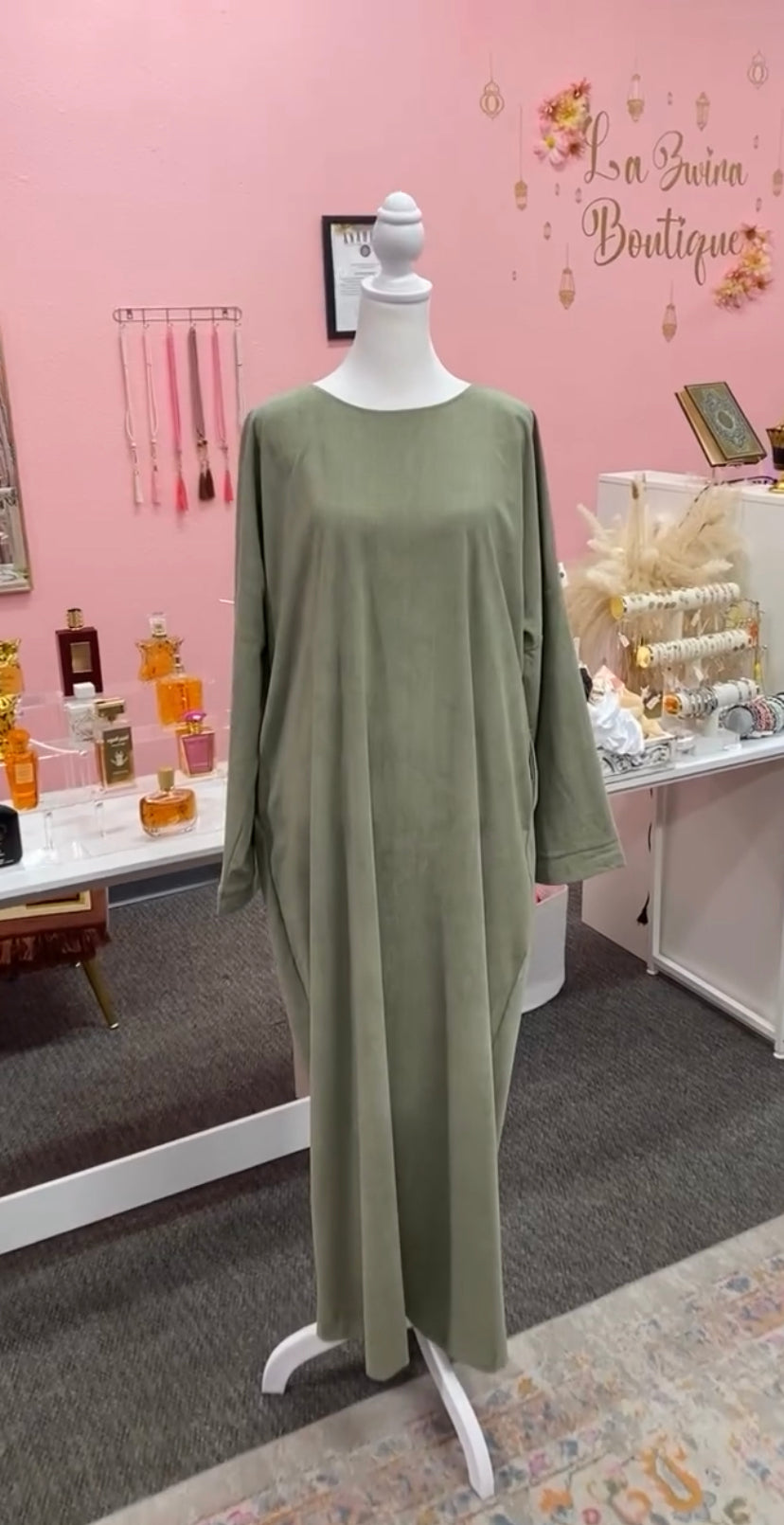 Turkish Style Corduroy Dress