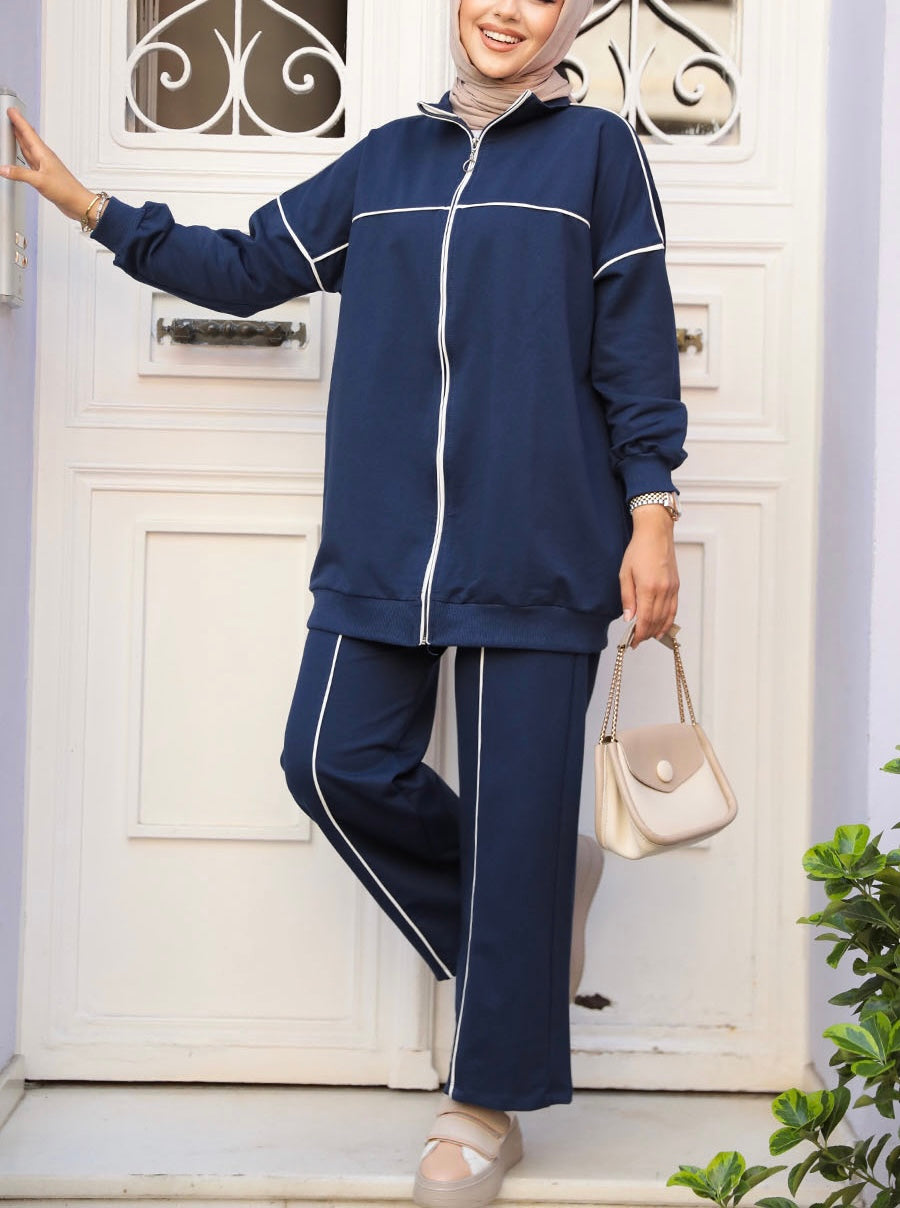 Turkish Style Track Suit 2 Piece Sets
