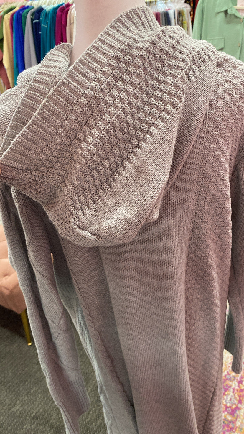 Knitted Hoodie Turkish Style Sweater