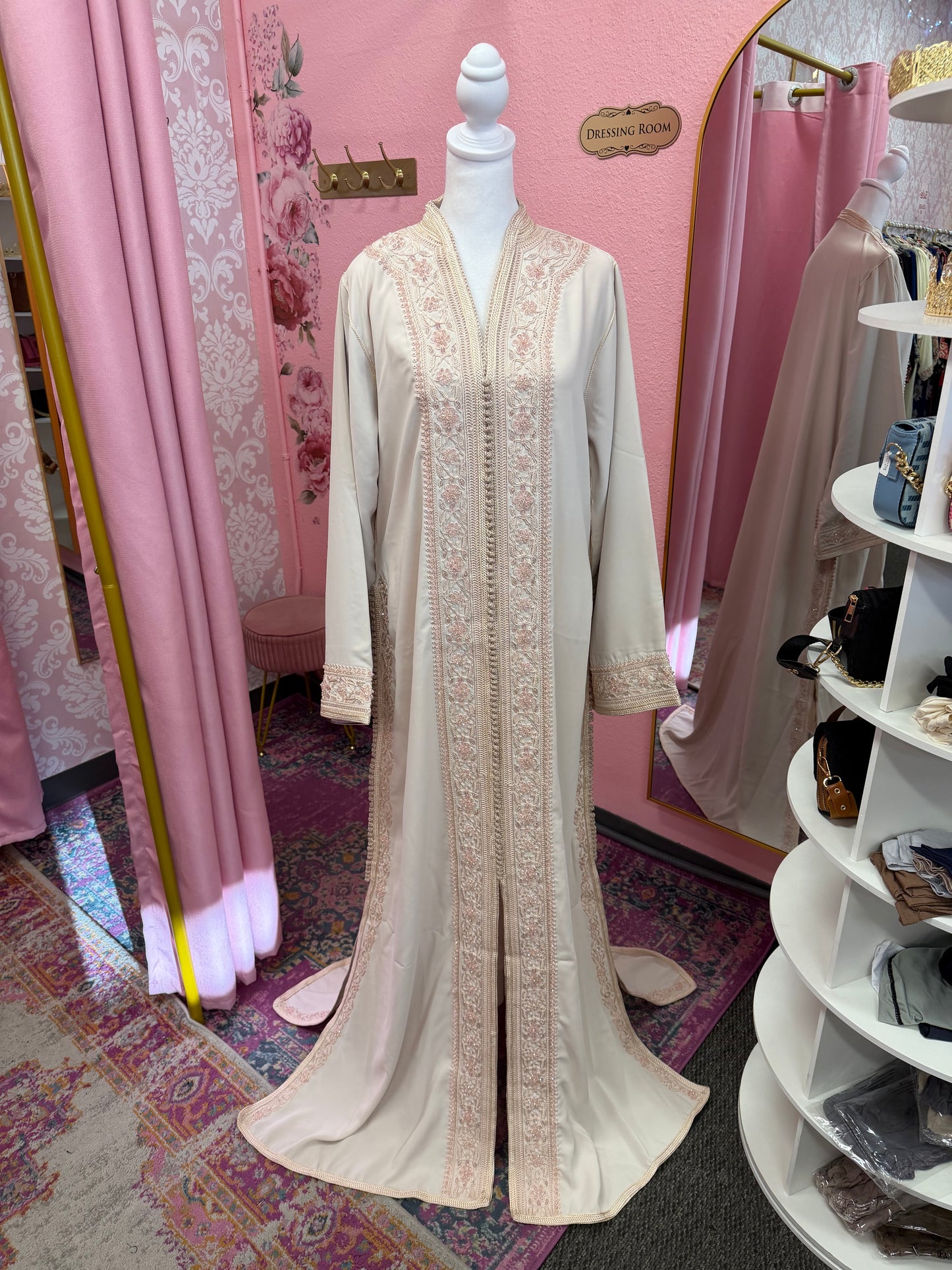 Moroccan Traditional Embellished Caftan