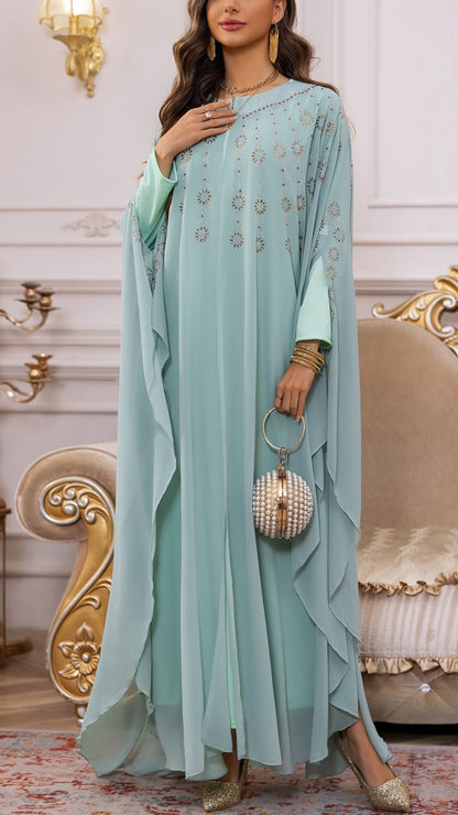 Dubai Style Embellished Caftan Dress