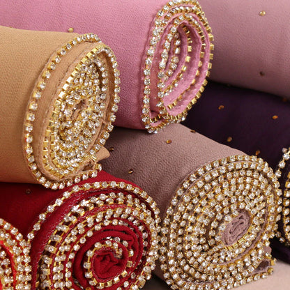 Embellished Stylish Chiffon Hijabs