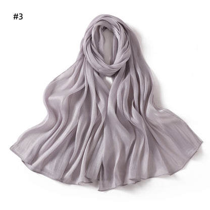 Chiffon Silk Hijabs