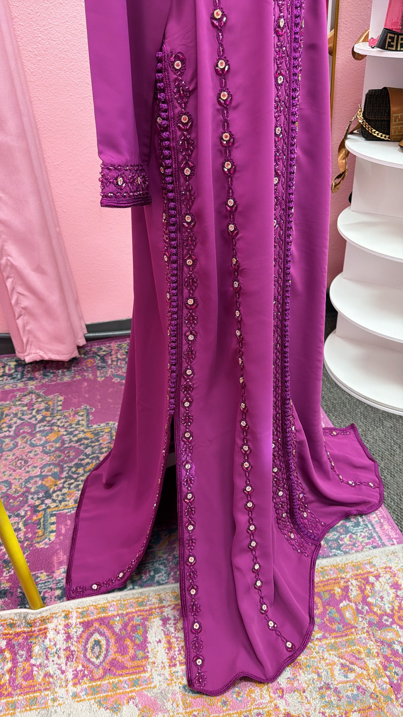 Moroccan Traditional Embellished Caftan