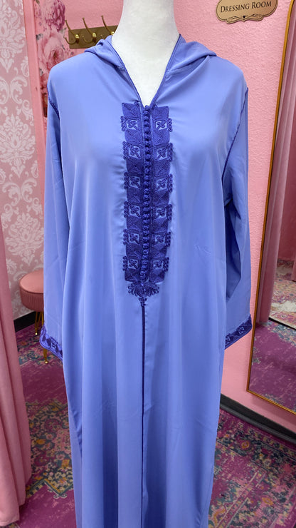 Traditional Moroccan Embroidered Djellaba