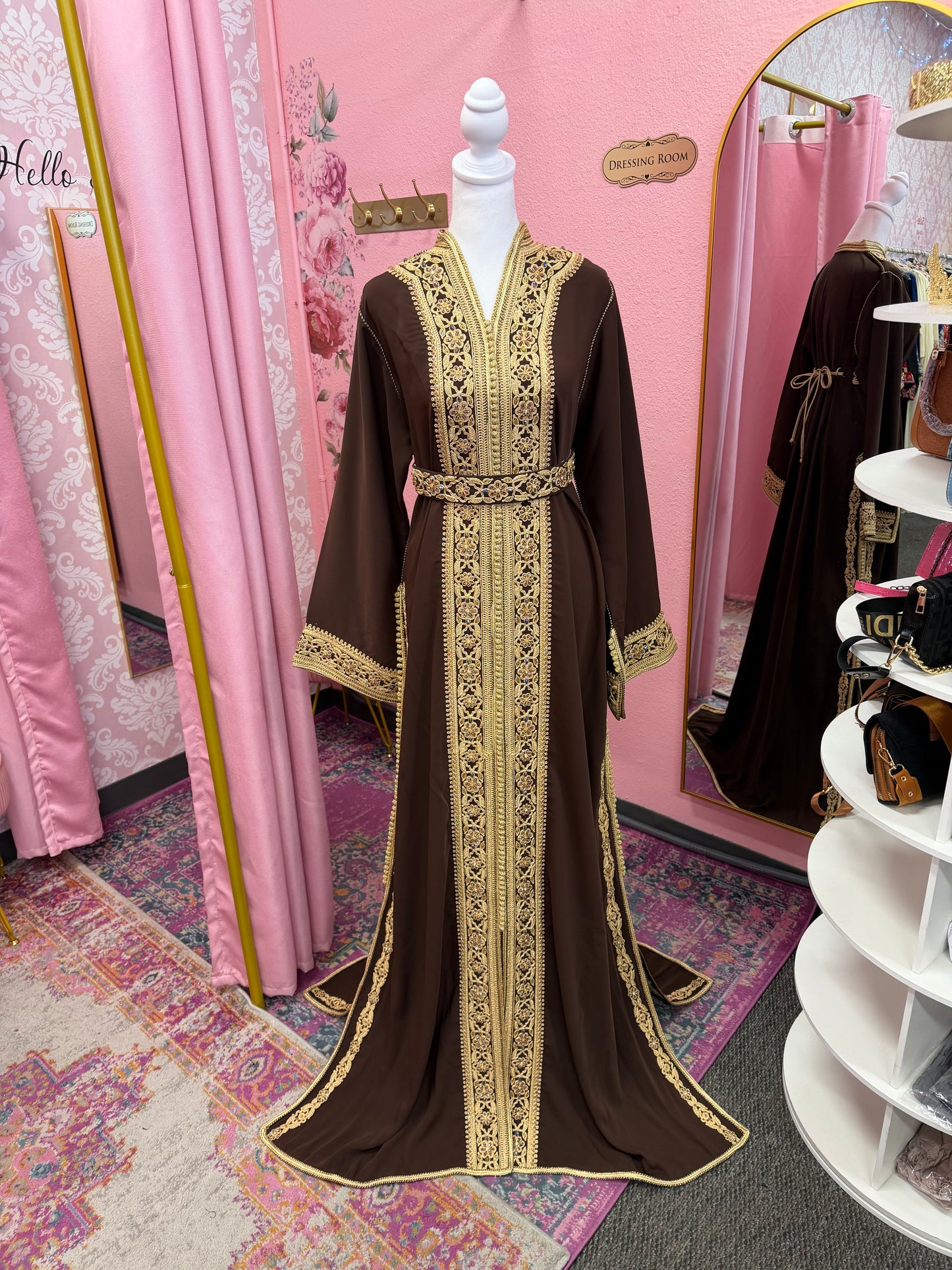 Moroccan Traditional Embellished Caftan
