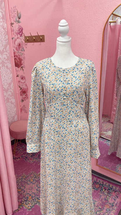 Floral Dress Abaya(Multi Colors)