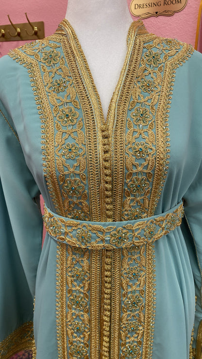 Moroccan Traditional Embellished Caftan