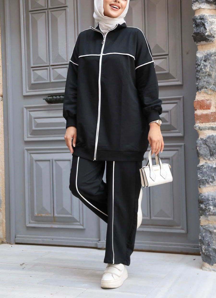 Turkish Style Track Suit 2 Piece Sets