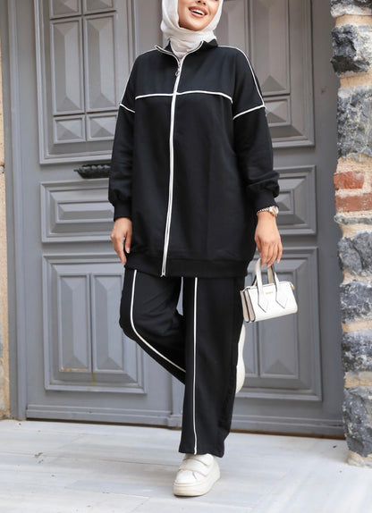 Turkish Style Track Suit 2 Piece Sets