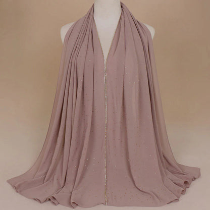Embellished Stylish Chiffon Hijabs