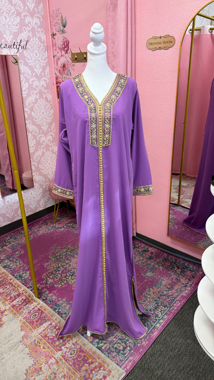 Moroccan Traditional Embellished Caftan