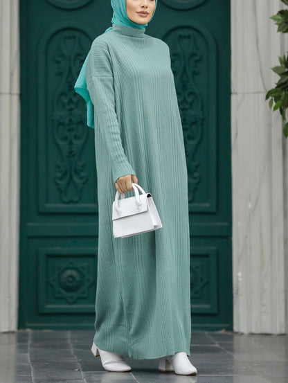 Turkish Style Knit Sweater Dress