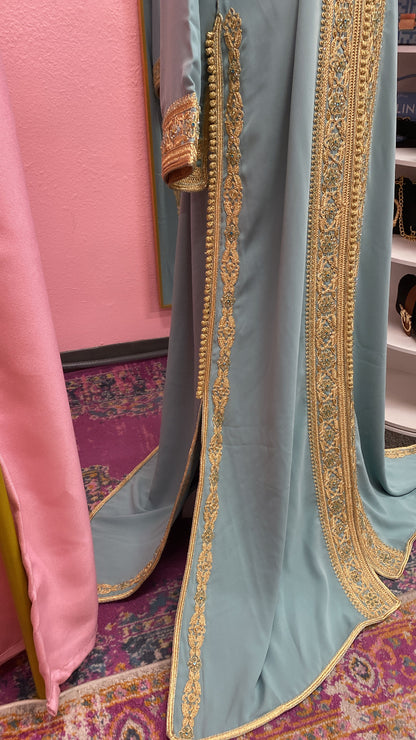 Moroccan Traditional Embellished Caftan