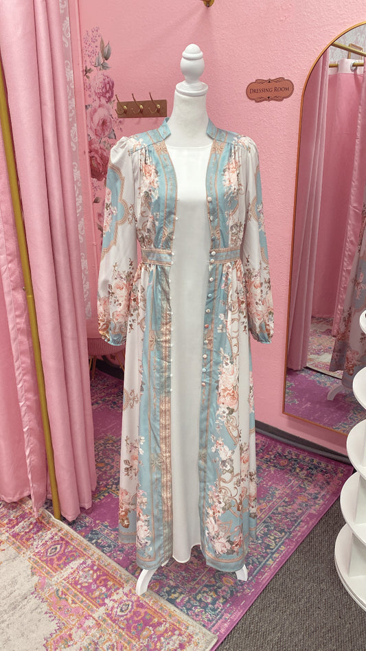 Floral Abaya Dress