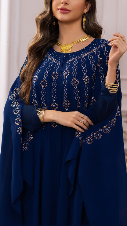 Dubai Style Embellished Caftan Dress