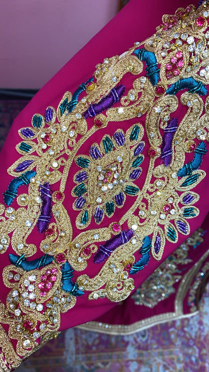 Moroccan Traditional Satin Lined Kimono Caftan