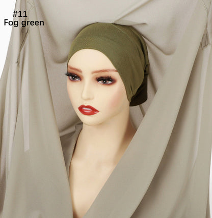Instant Chiffon Hijab with Built-in Magnets