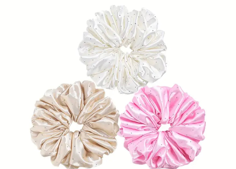 Extra Large Satin Hijab Volume Scrunchies(Multi Colors)