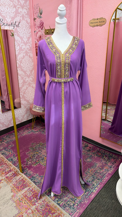 Moroccan Traditional Embellished Caftan
