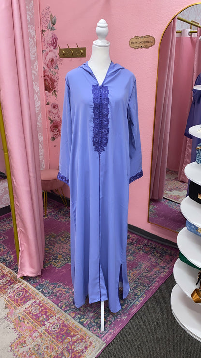 Traditional Moroccan Embroidered Djellaba