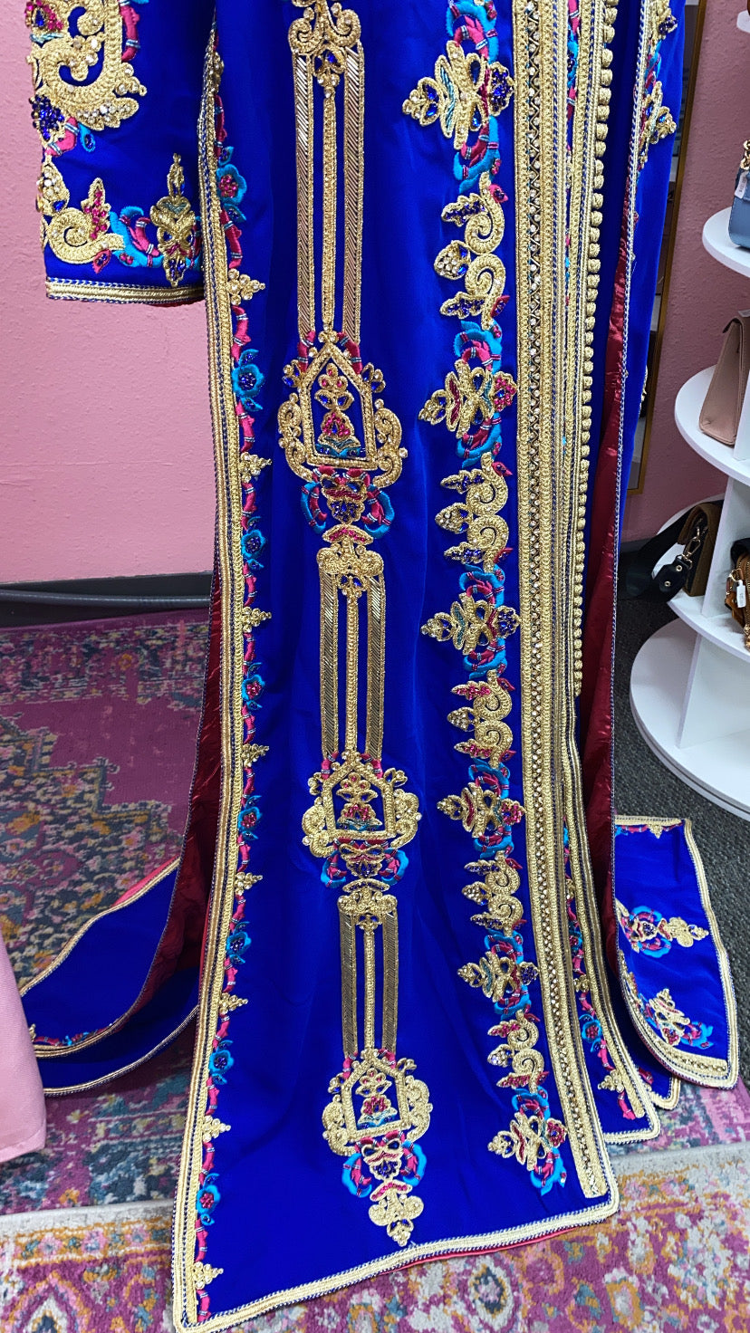 Moroccan Traditional Satin Lined Kimono Caftan