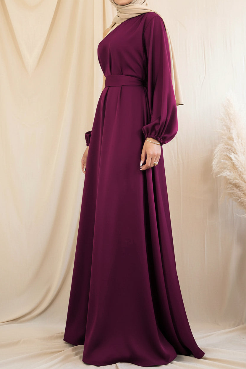 Turkish Style Velvet Abaya Dress