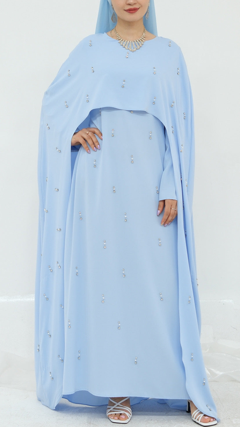 Embellished Princess Abaya Dress