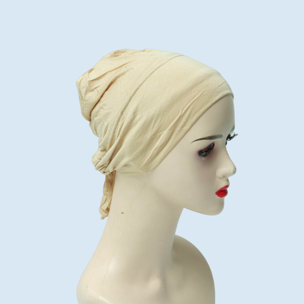 Hijab Tie Back Under Caps