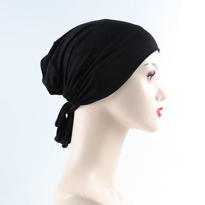 Hijab Tie Back Under Caps