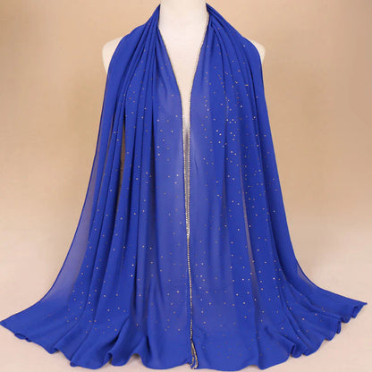 Embellished Stylish Chiffon Hijabs