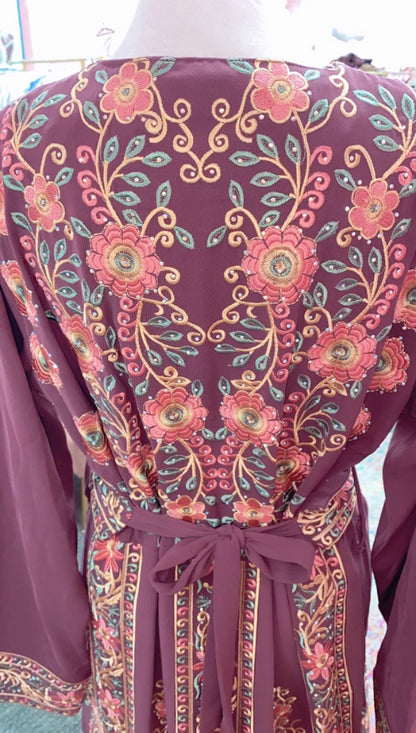 Traditional Tatreez Thobe