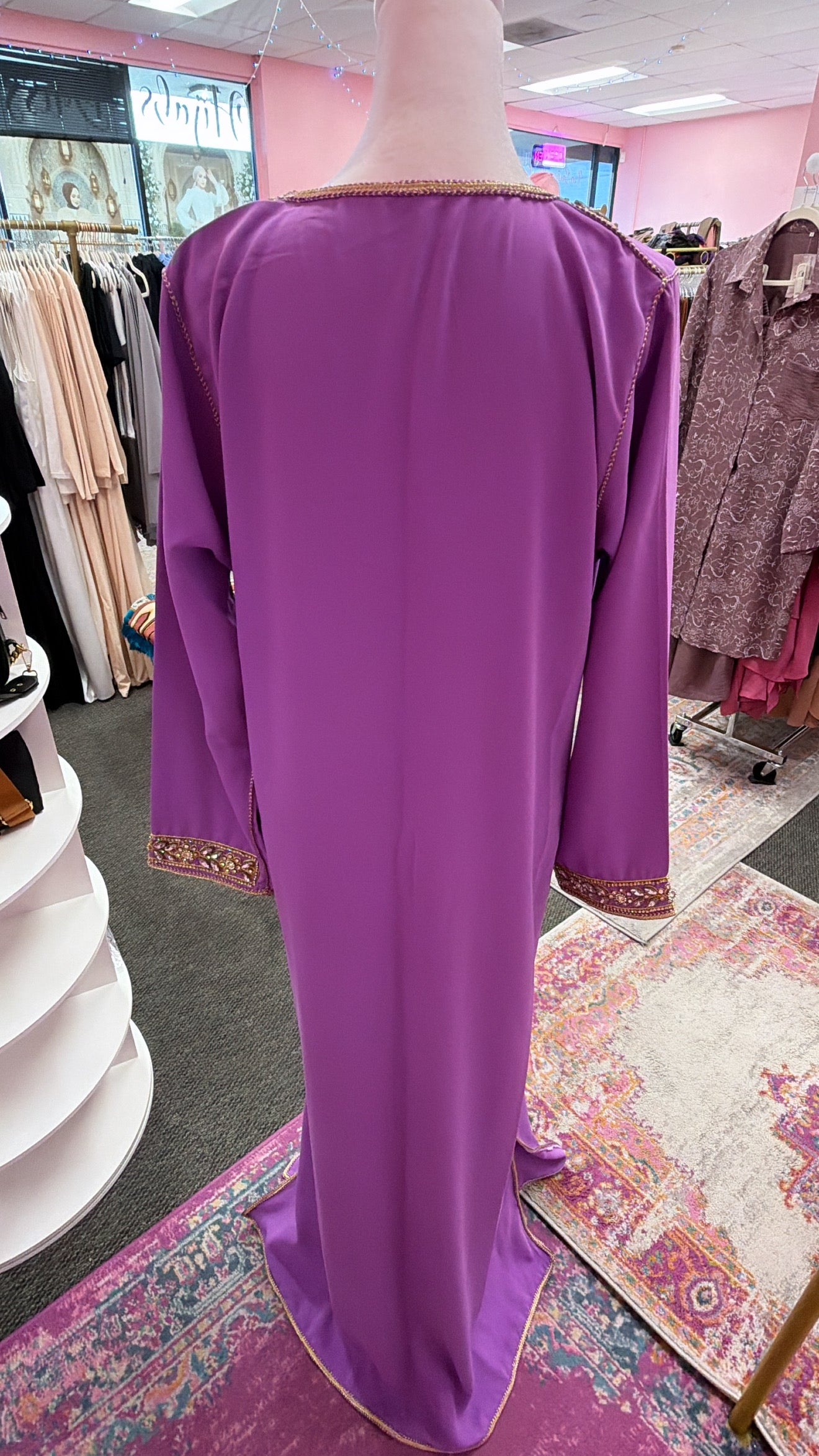 Moroccan Traditional Embellished Caftan