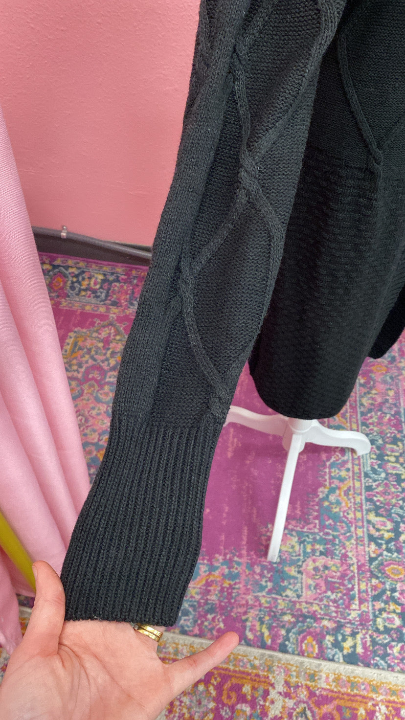 Knitted Hoodie Turkish Style Sweater