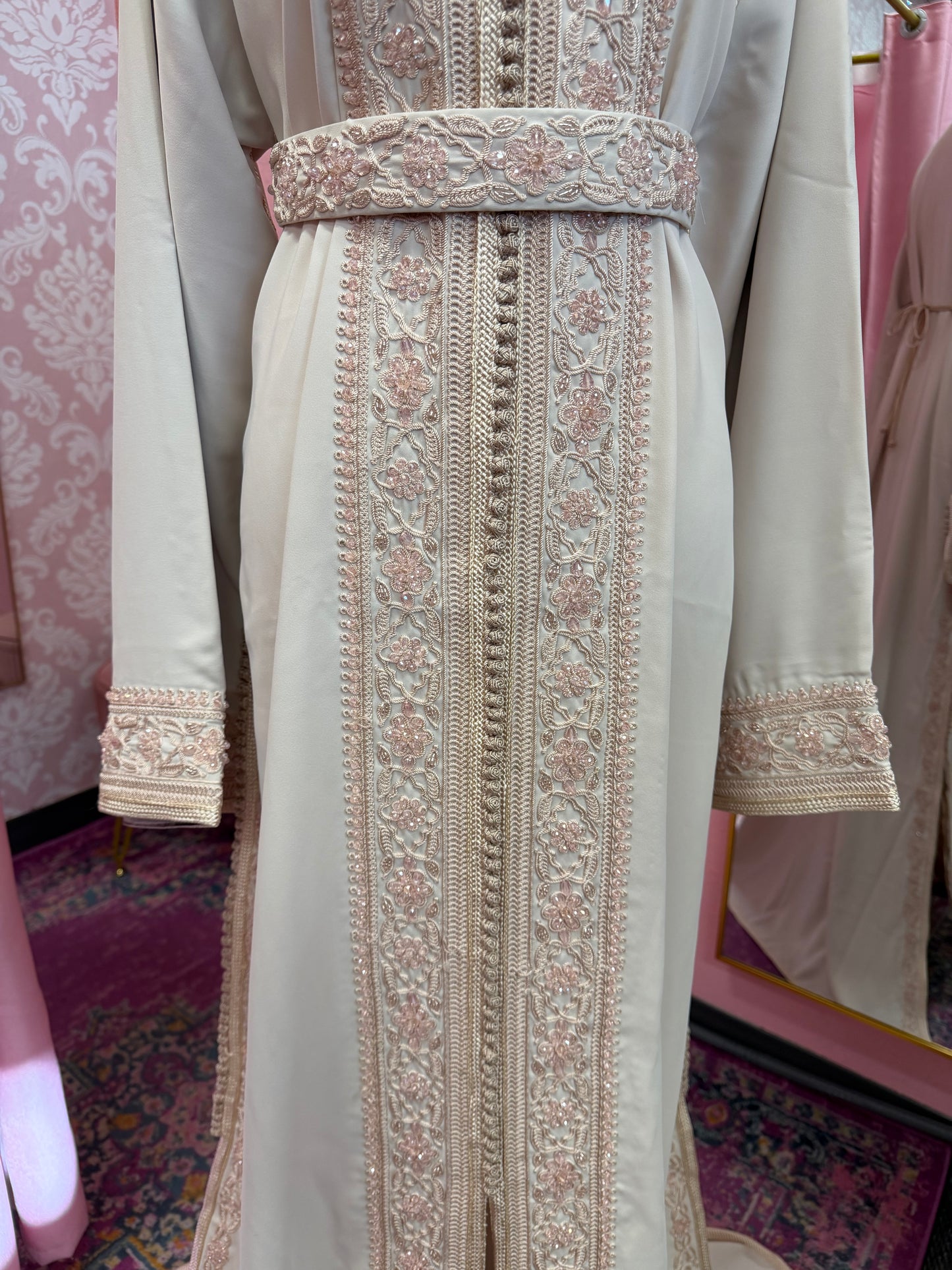 Moroccan Traditional Embellished Caftan