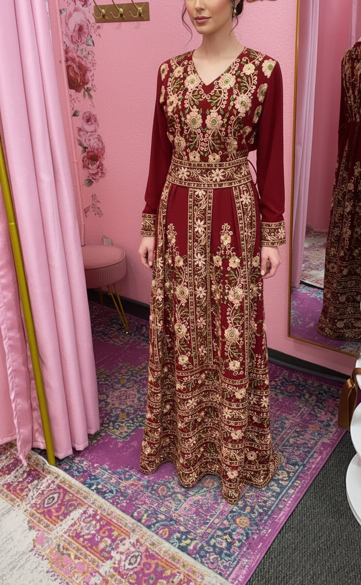 Traditional Tatreez Thobe