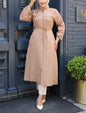 Turkish Fall Lightweight Zipper Long Tunic