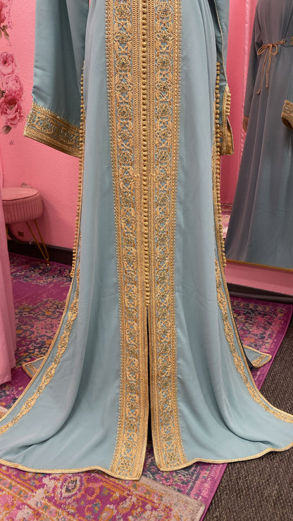 Moroccan Traditional Embellished Caftan
