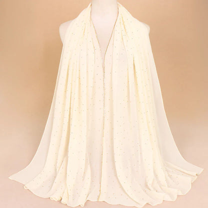 Embellished Stylish Chiffon Hijabs