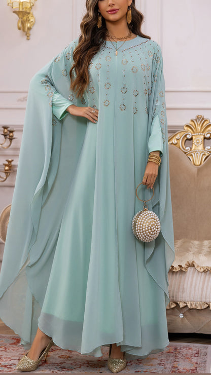 Dubai Style Embellished Caftan Dress