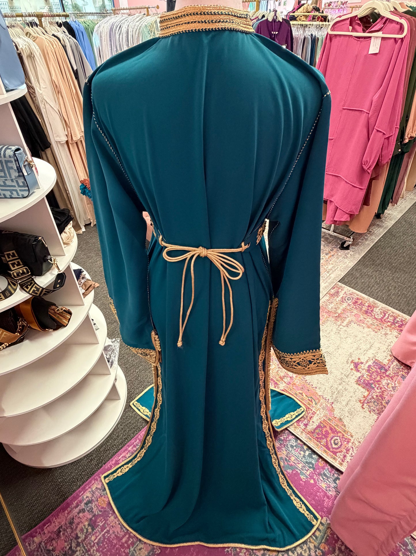 Moroccan Traditional Embellished Caftan
