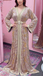Moroccan Traditional Takchita Velvet Caftan