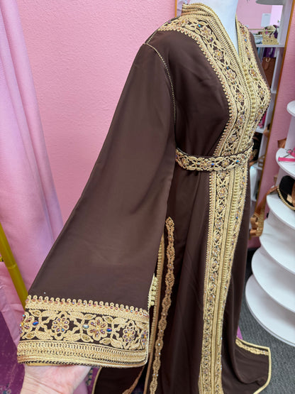 Moroccan Traditional Embellished Caftan